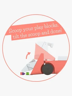 Pedal- & Gåbiler|Chillafish Blockie Gåbil, Flamingo Lyserød