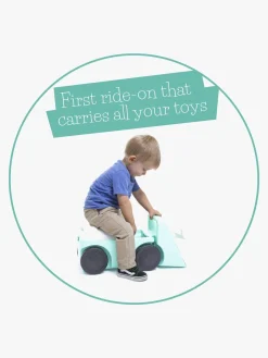 Pedal- & Gåbiler|Chillafish Blockie Gåbil, Mint Grøn