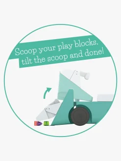 Pedal- & Gåbiler|Chillafish Blockie Gåbil, Mint Grøn