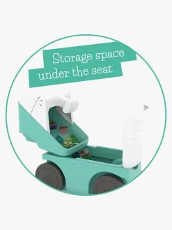 Pedal- & Gåbiler|Chillafish Blockie Gåbil, Mint Grøn