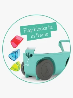 Pedal- & Gåbiler|Chillafish Blockie Gåbil, Mint Grøn