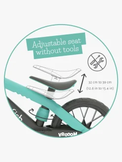 Cykler|Chillafish BMXie Vroom Løbecykel, Mintgrøn Grøn