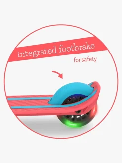 Løbehjul|Chillafish Scotti Glow Løbehjul, Red Rød