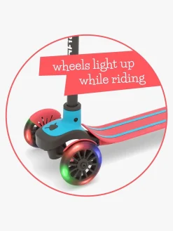 Løbehjul|Chillafish Scotti Glow Løbehjul, Red Rød