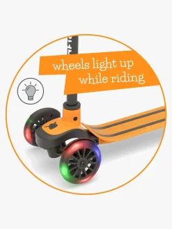 Løbehjul|Chillafish Scotti Glow Løbehjul, Ginger Orange