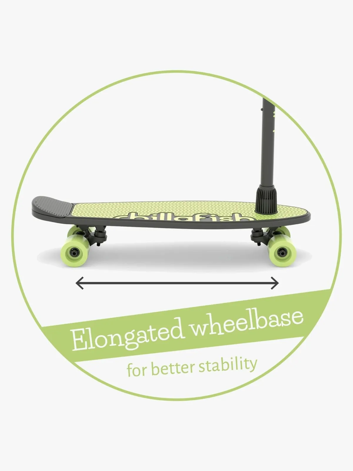 Løbehjul|Chillafish SkatieSkootie 2 Løbehjul, Pistachio Grøn