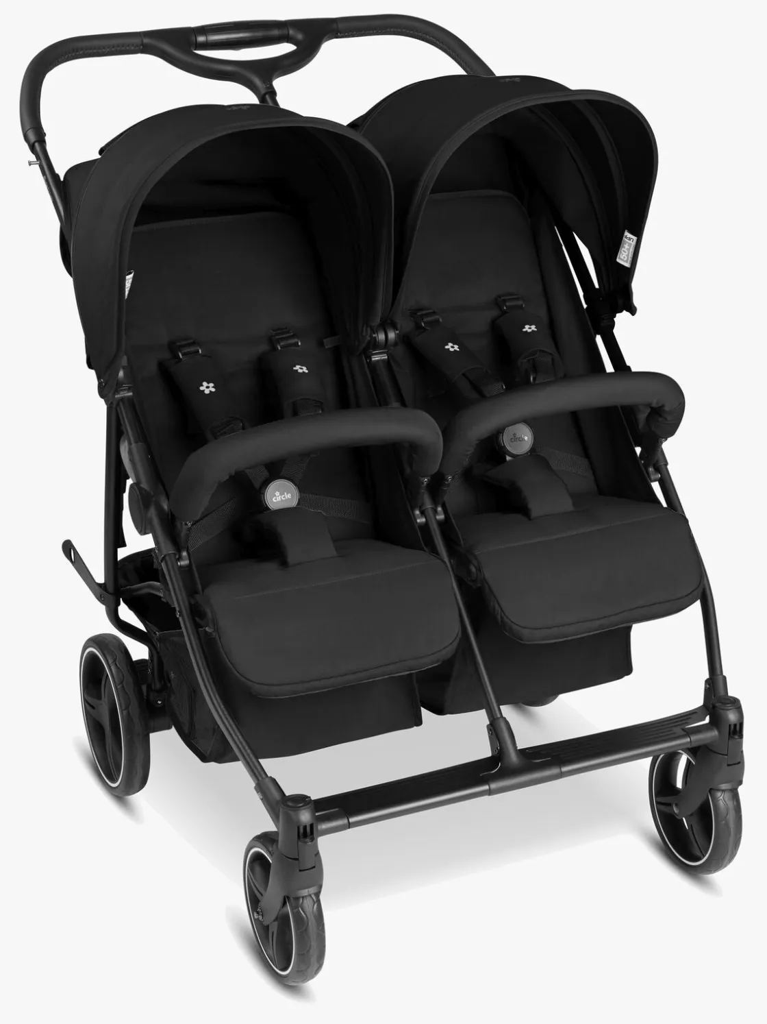 Tvillingevogne|Circle D Two Tvillingevogn, Black