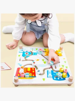 Trælegetøj|ClassicWorld Classic World City 2 in 1 Pathfinder Trælegetøj