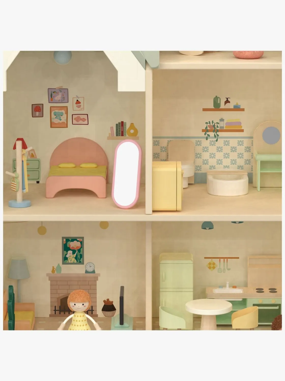 Dukker & Bamser|ClassicWorld Classic World Leia's Dukkehus