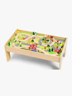 ClassicWorld Togbaner & Legeborde-Classic World Togbord 90, Natur