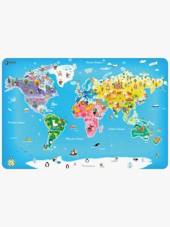 Spil & Puslespil|ClassicWorld Classic World Verdenskort Puslespil 48 Brikker