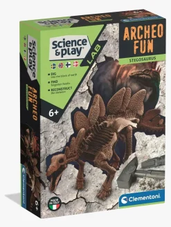 Clementoni Eksperimenter & Videnskab-Science & Play Udgravningssæt Stegosaurus