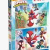Spil & Puslespil|SpideyandFriends Clementoni Spidey And His Amazing Friends Puslespil 2x60 Brikker