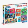 Spil & Puslespil|DCComics Clementoni Super Color DC Super Friends Puslespil 10-i-1