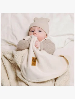 Cloby Bæreseler, Strækvikler & Bærestole-Bamsetæppe, Off White