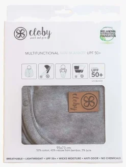 Cloby Bæreseler, Strækvikler & Bærestole-UV-Tæppe, Grey