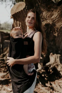 Bæreseler, Strækvikler & Bærestole|Cloby UV-Tæppe, Midnight Black Sort