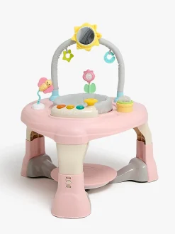 Babylegetøj|CloudberryCastle Cloudberry Castle Aktivitetscenter 3-i-1, Pink/ Beige