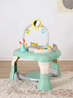 Babylegetøj|CloudberryCastle Cloudberry Castle Aktivitetscenter 3-i-1, Green/Grey Grå