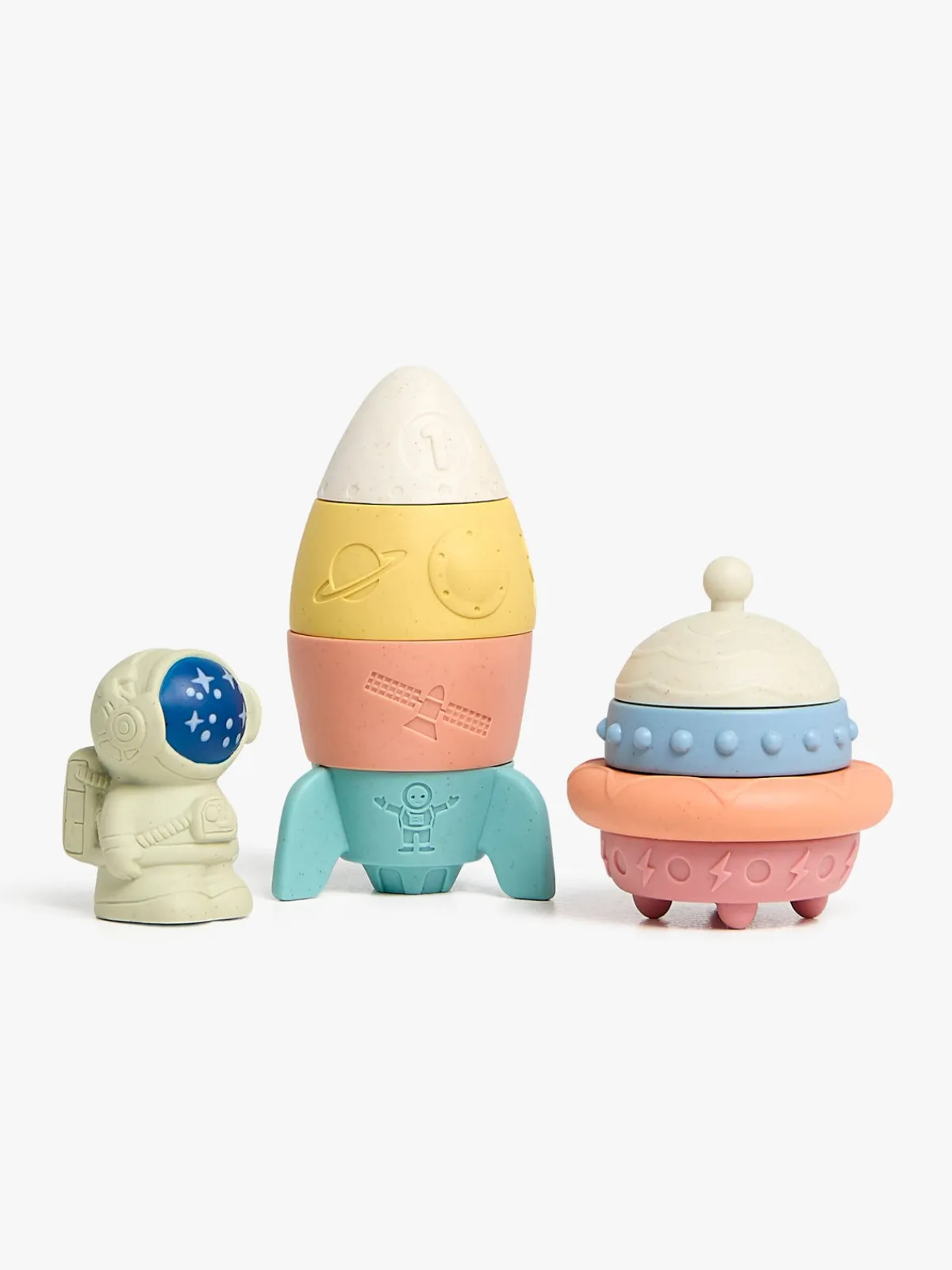 Babylegetøj|CloudberryCastle Cloudberry Castle Bløde Stableklodser Det Ydre Rum 9 Stk.