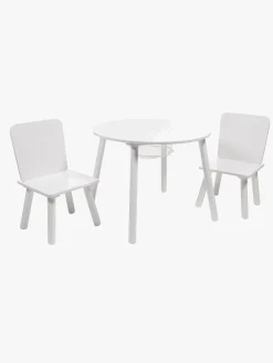 Børnemøbler|CloudberryCastle Cloudberry Castle BREE Bord & Stole med Opbevaring, Hvid