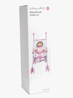 CloudberryCastle Dukker & Bamser-Cloudberry Castle Dukke Leah med Klapvogn