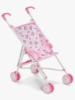 Dukker & Bamser|CloudberryCastle Cloudberry Castle Dukkeklapvogn Enhjørning Lyserød