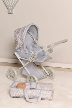 CloudberryCastle Dukker & Bamser-Cloudberry Castle Dukkevogn Floral