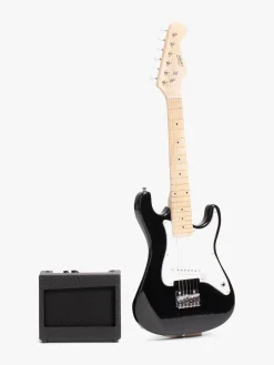 Musikinstrumenter|CloudberryCastle Cloudberry Castle Elguitar med Forstærker 80 cm, Sort