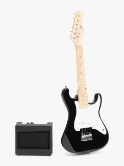 Musikinstrumenter|CloudberryCastle Cloudberry Castle Elguitar med Forstærker 80 cm, Sort