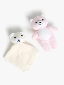 CloudberryCastle Dukker & Bamser-Cloudberry Castle Gavesæt Dukke Twins Deluxe 35 cm, Lyserød/Hvid