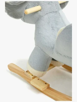 Gyngeheste & -Dyr|Legetøj Til Børn På 0-10 År|CloudberryCastle Cloudberry Castle Gyngedyr Elefant med Lyd Grå/Hvid