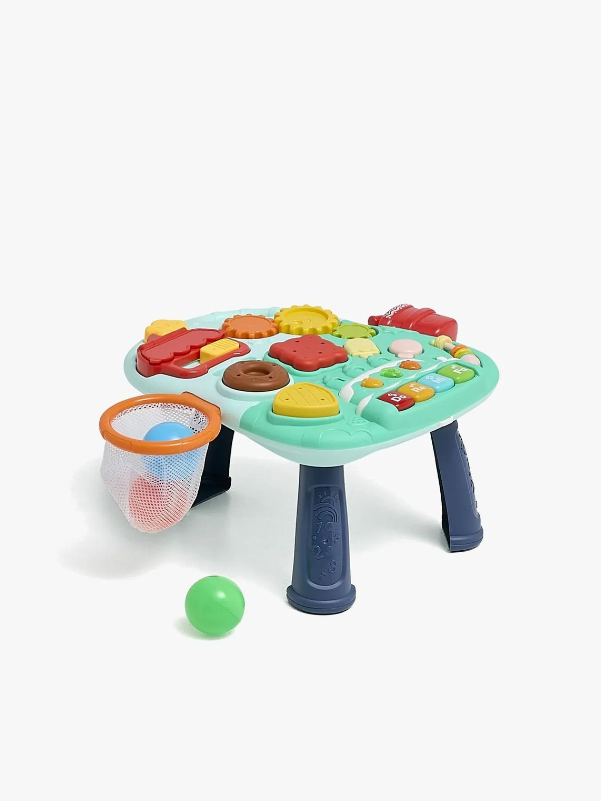 Babylegetøj|CloudberryCastle Cloudberry Castle 2-i-1 Gåvogn med Aktivitetsbord, Blå Flerfarvet