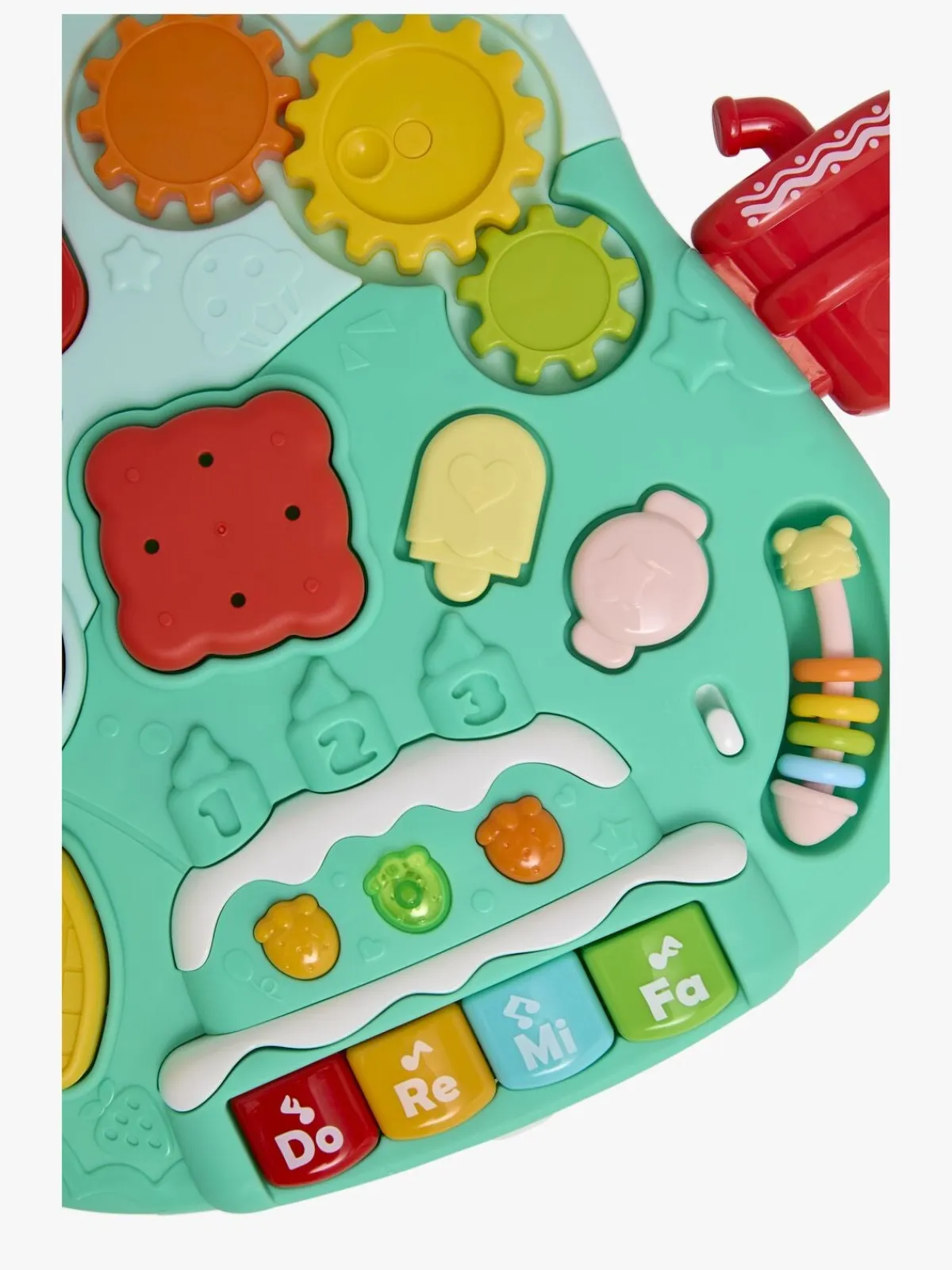 Babylegetøj|CloudberryCastle Cloudberry Castle 2-i-1 Gåvogn med Aktivitetsbord, Blå Flerfarvet