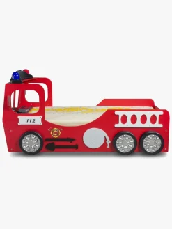 Børn CloudberryCastle Børnesenge & Tilbehør-Cloudberry Castle Juniorseng Brandbil, Rød