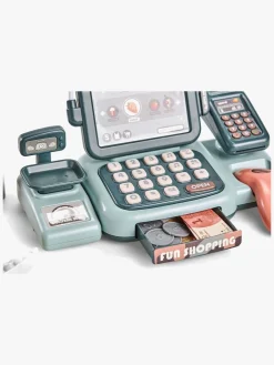 Rolleleg|CloudberryCastle Cloudberry Castle Kasseapparat med Lyd, Grøn Lyserød/Blå