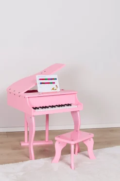 Musikinstrumenter|CloudberryCastle Cloudberry Castle Legetøjsflygel, Pink Lyserød