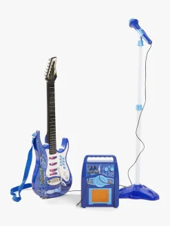 Musikinstrumenter|CloudberryCastle Cloudberry Castle Legetøjsguitar med Mikrofon & Højttaler, Blå Blå