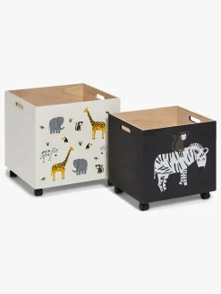 Opbevaring|CloudberryCastle Cloudberry Castle Opbevaringskasser 2-pak Safari