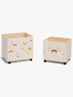 Børn CloudberryCastle Opbevaring-Cloudberry Castle Opbevaringskasser 2-pak Enhjørning