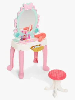 Legetøj Til Børn På 0-10 År|Rolleleg|CloudberryCastle Cloudberry Castle Sminkebord m. Lyd & Lys, Lyserød Lyserød