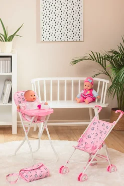 Dukker & Bamser|CloudberryCastle Cloudberry Castle Sæt m. Dukketilbehør Enhjørning Lyserød