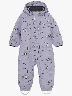 Overtøj|ColorKids Color Kids Babyflyverdragt, Languid Lavender Lilla/Hvid/Sort