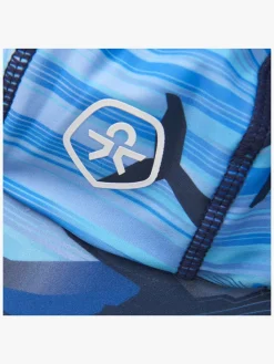 Børn ColorKids Uv & Strand-Color Kids Badehætte, Azure Blue