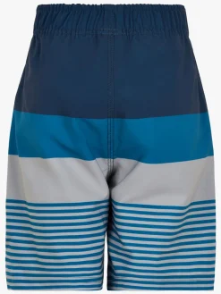 Børn ColorKids Uv & Strand-Color Kids Badeshorts, Blå/Hvid