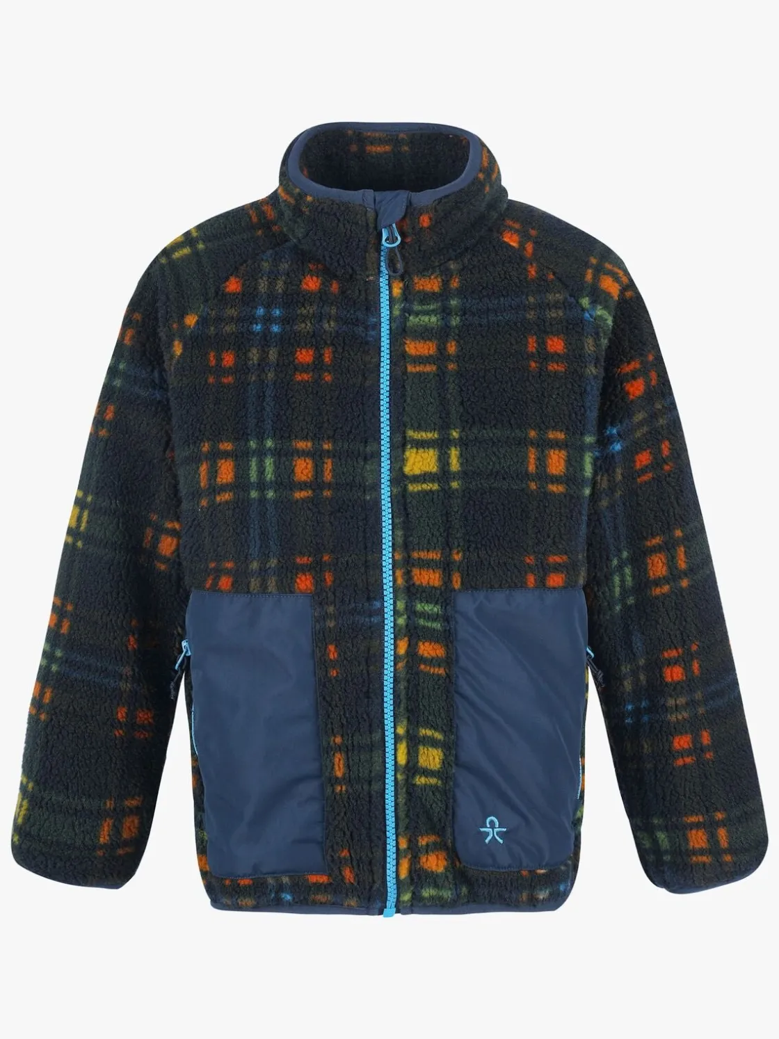 Fleecetøj|ColorKids Color Kids Fleecetrøje, Total Eclipse Blå