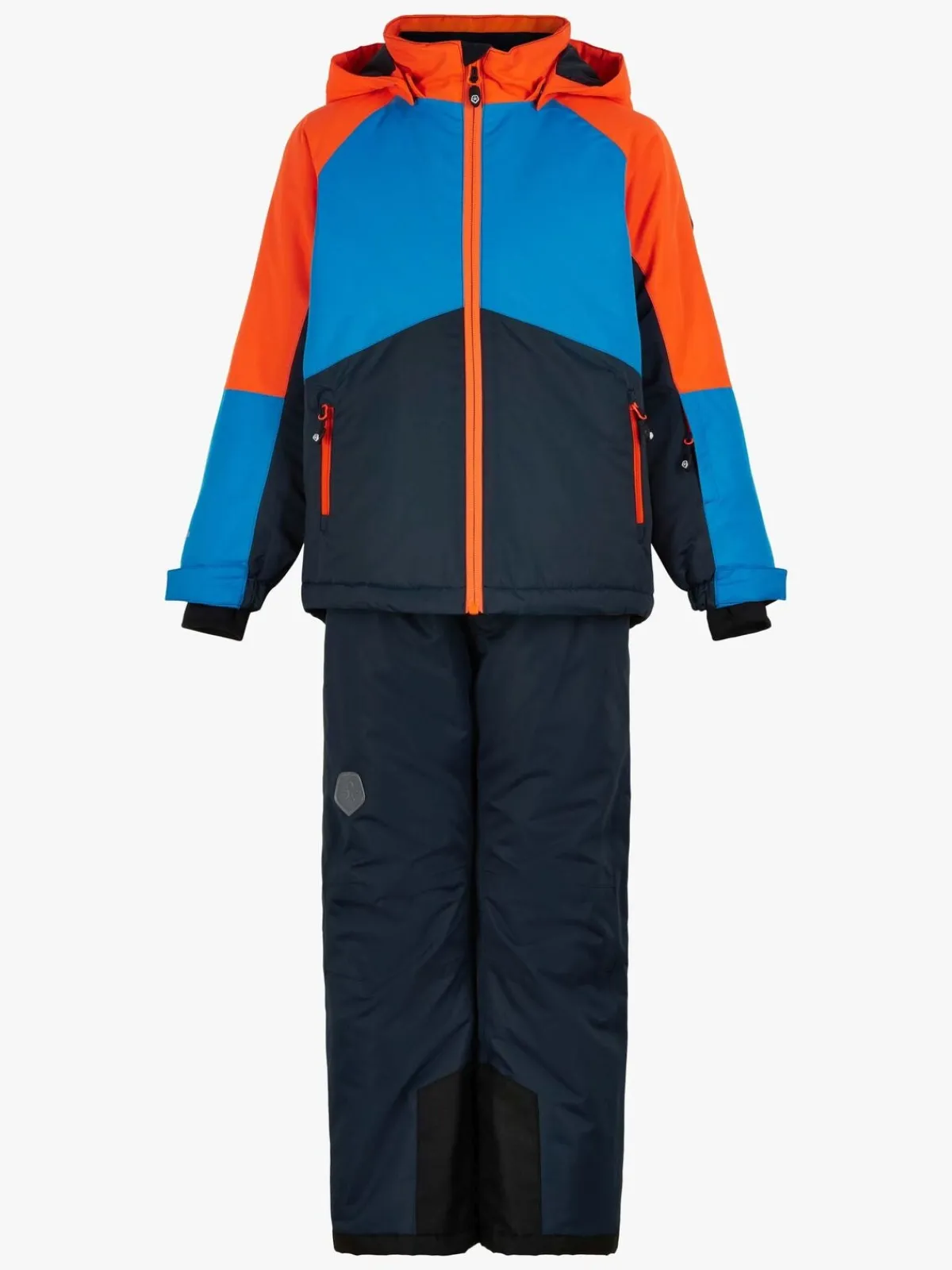 Børn ColorKids Vintertøj-Color Kids Skisæt, Total Eclipse