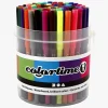 Kreativt Legetøj|Colortime Tusser med 2 mm Filtspids, Blandede Farver, 100 stk.