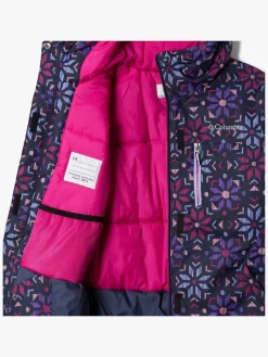 Børn Columbia Vintertøj-Alpine Free Fall II Vinterjakke, Serenity Paperflake