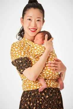 Bæreseler, Strækvikler & Bærestole|Coracor Vikle Abstract Dot, Mustard Gul